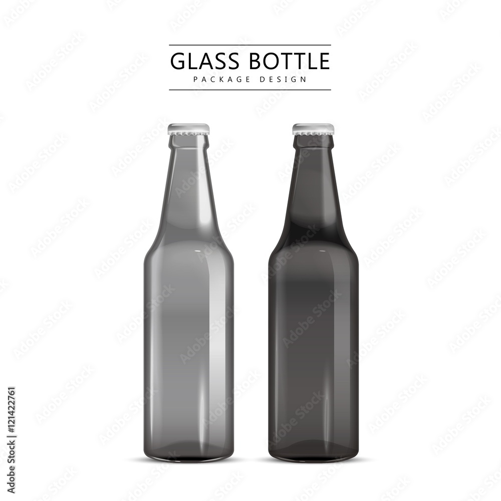 Glass bottle package design