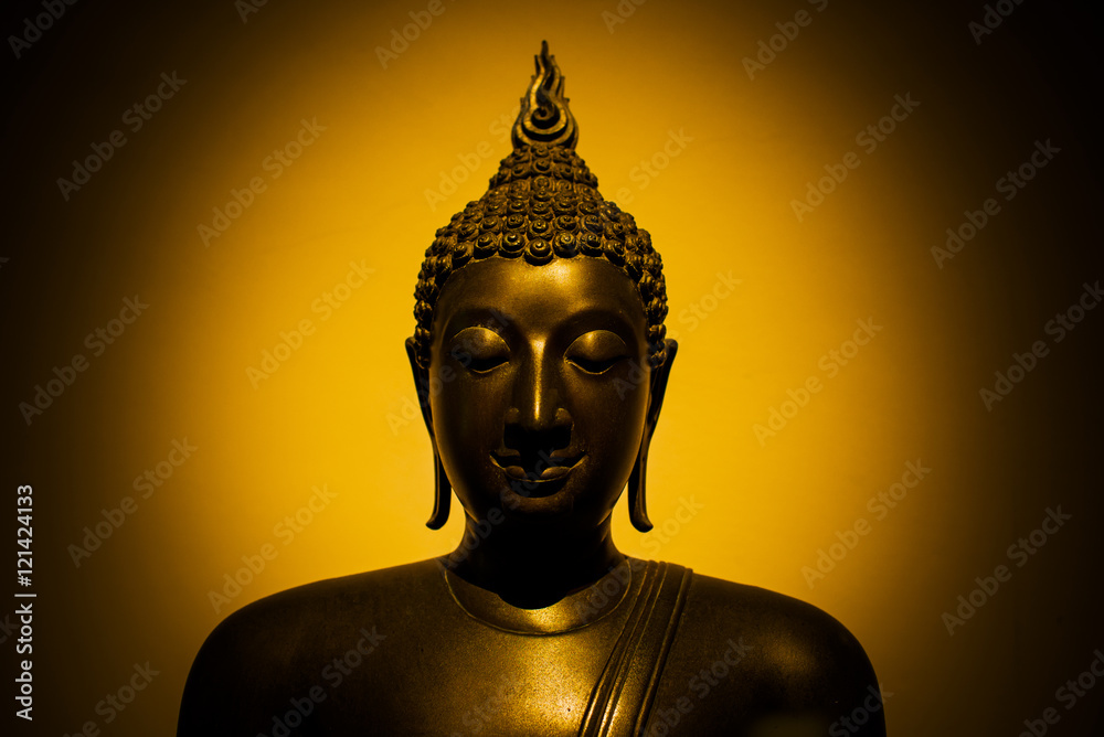 Ancient Buddha face