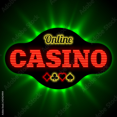 Online casino banner with p...