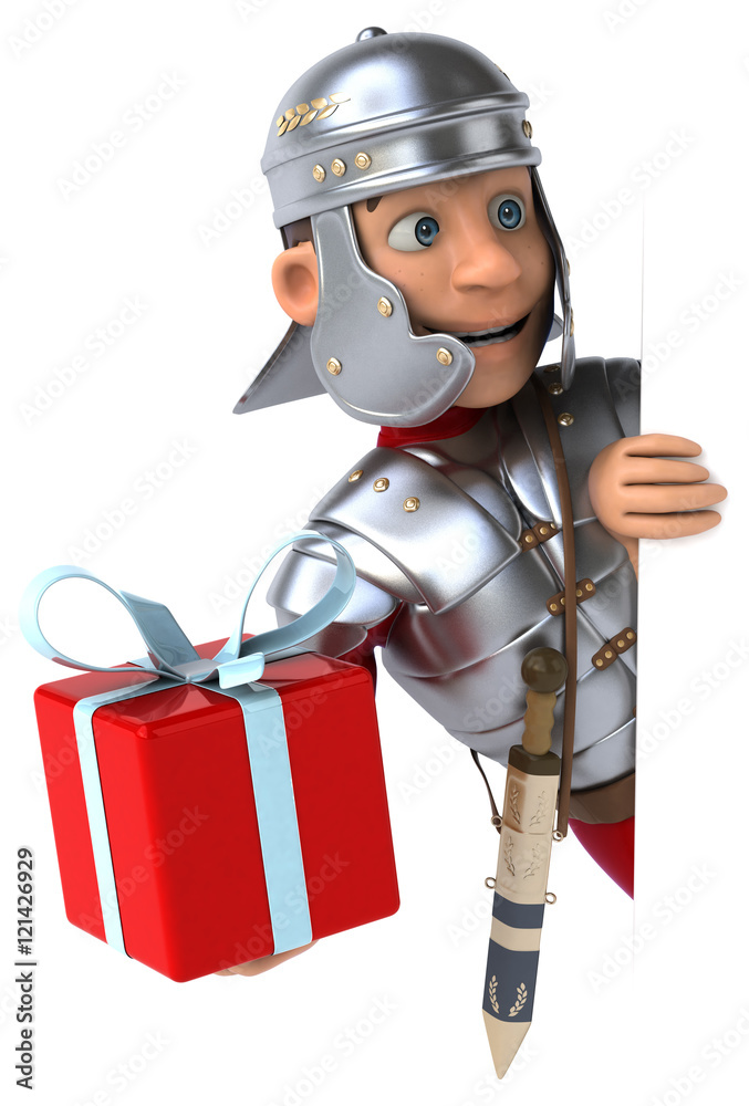 Naklejka premium Roman soldier