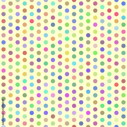 Seamless Pattern - Dot - Pastel