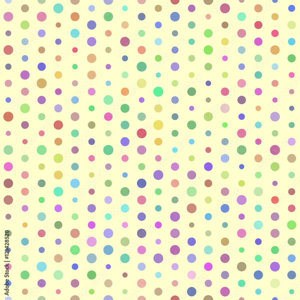 Seamless Pattern - Random Dot - Pastel