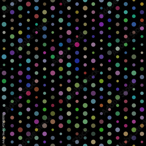 Seamless Pattern - Random Dot - Dark
