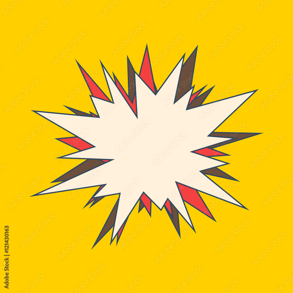 Bang speech bubble comic sign Bang speech bubble comic sign