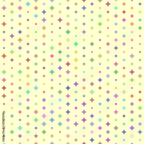 Seamless Pattern - Random Star - Pastel