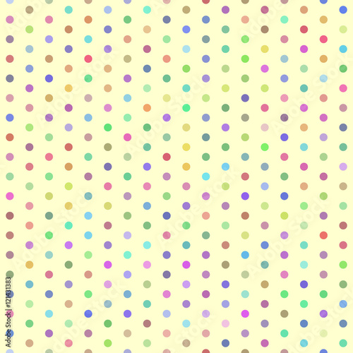 Seamless Pattern - Small Dot - Pastel