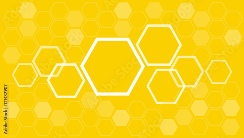 abstract bee hive background , hexagon background