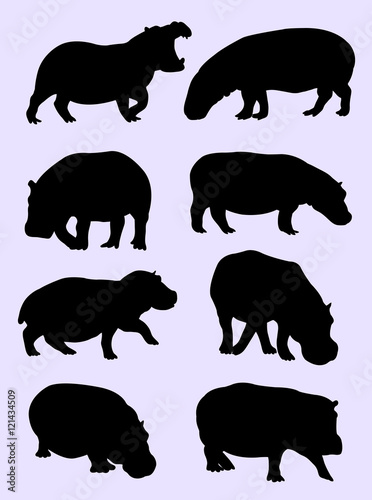 hippo silhouette