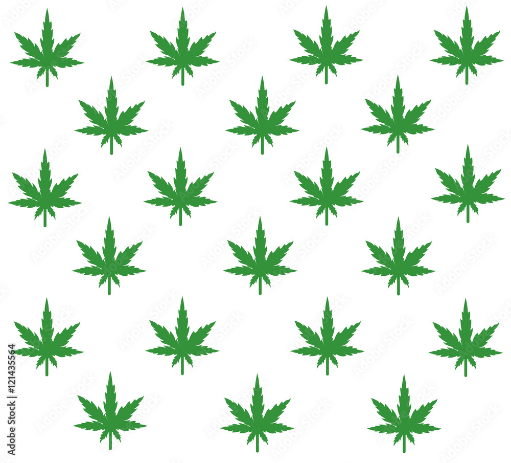Marijuana background vector