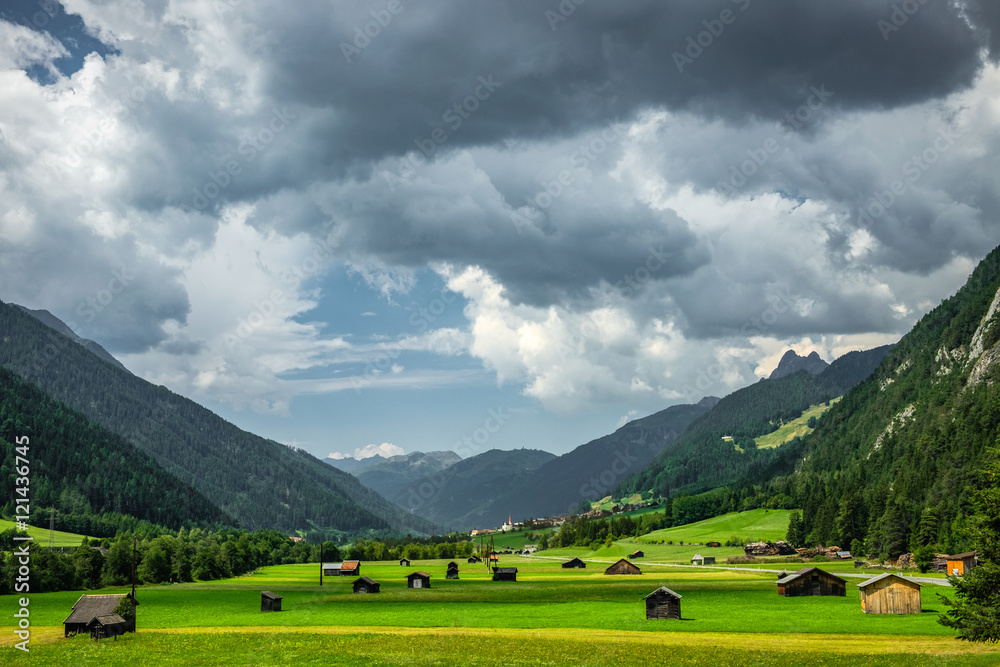 Hay Barns in Oberinntal, Pettneu am Arlberg