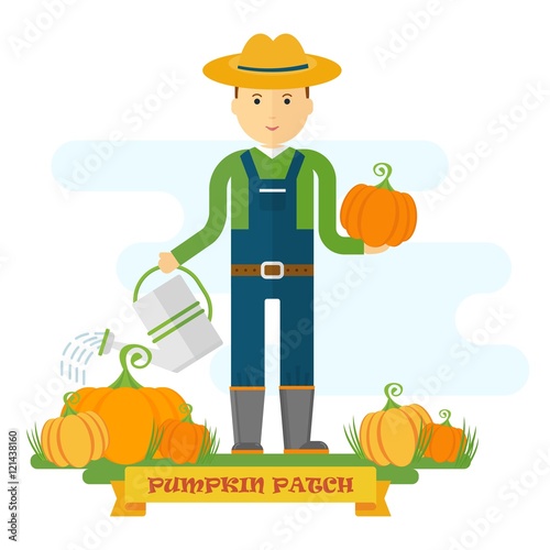pumpkin patch farmer © Quarta