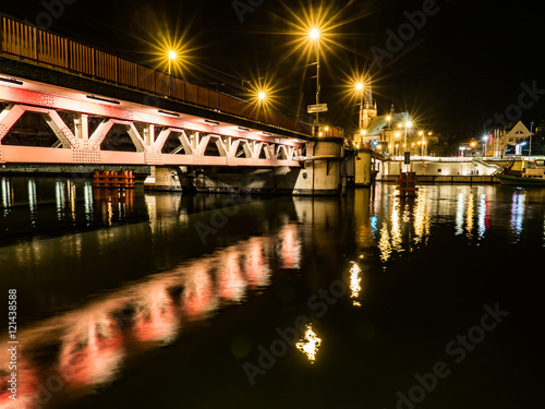 Szczecin by night - long exposure