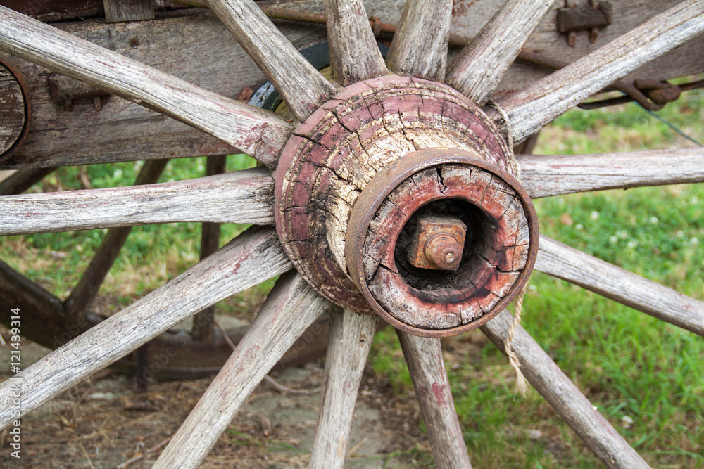 Essieu de roue de tombereau