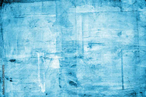 Rough blue grunge texture as background