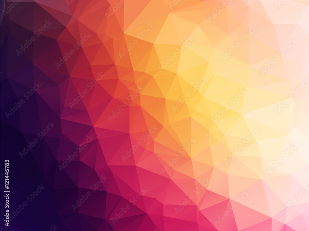 dark abstract low poly background