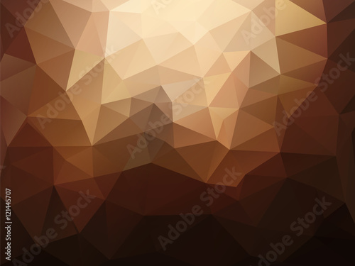 abstract brown polygonal background