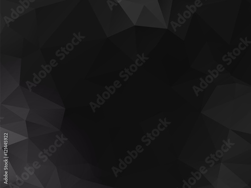 abstract black polygonal background