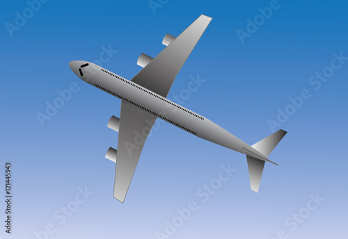 plane in the air