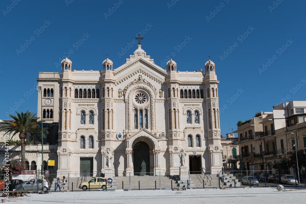 Fototapeta premium Cathedral of Reggio Calabria, Italy 
