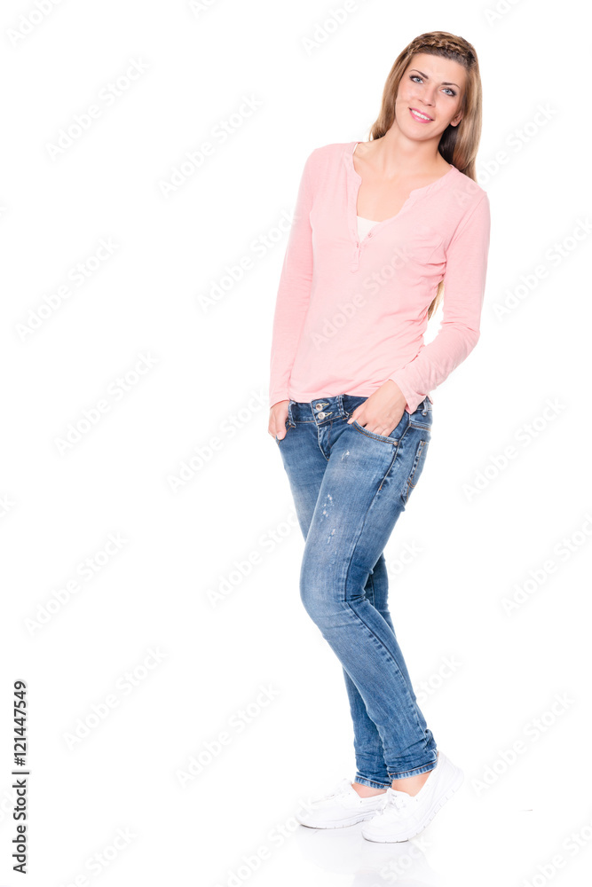 Fototapeta premium Smiling young woman