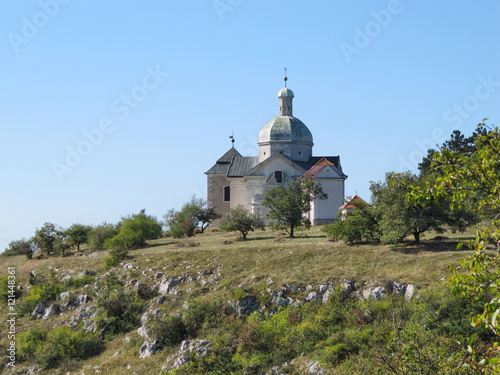 Holy Hill near Mikulov in Moravia / Holy Hill near Mikulov in Summer Time