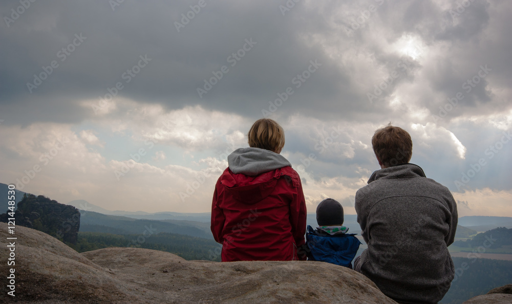 Fototapeta premium Familie