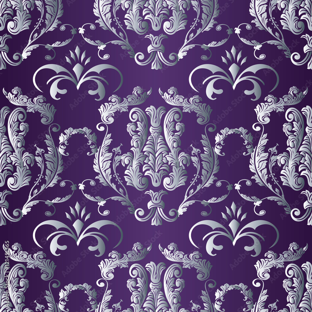 silver purple background