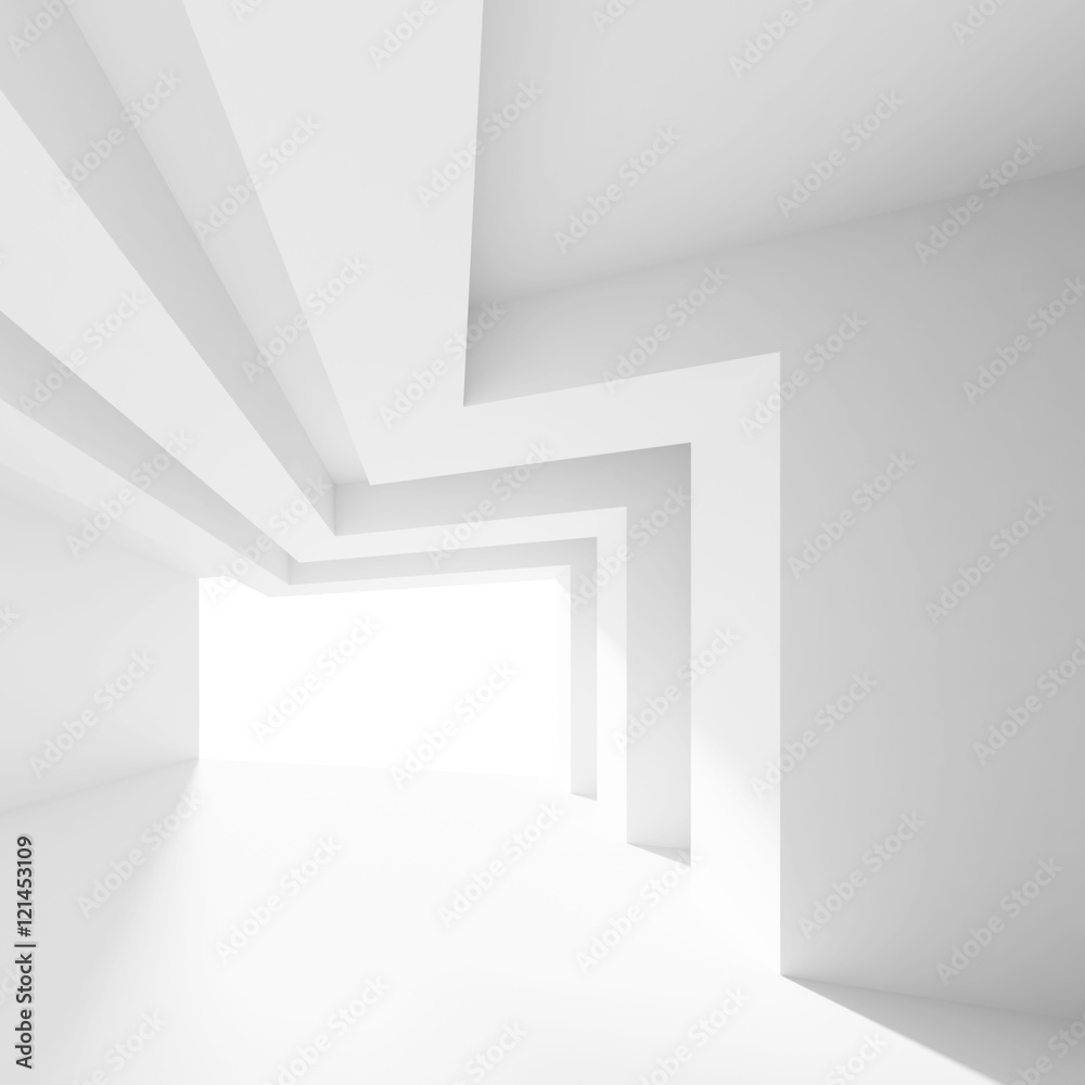 Fototapeta premium White Room with Window