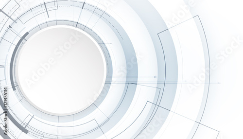 Digital technology world. Business virtual concept. Vector background