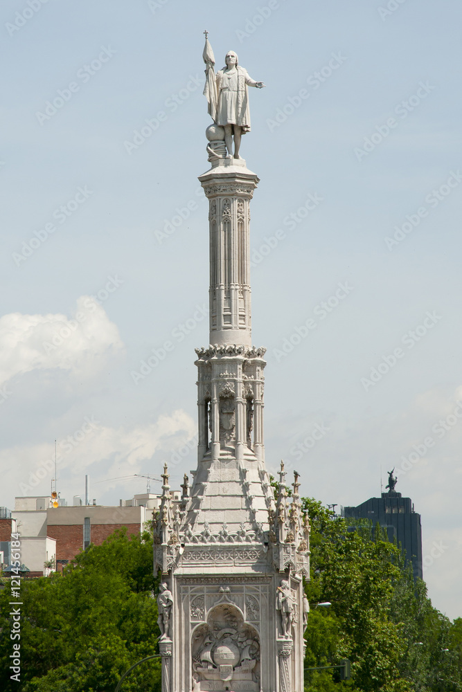 Monument to Christopher Columbus - Madrid - Spain