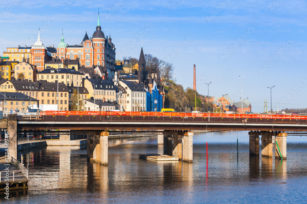 Cityscape of Sodermalm, Stockholm