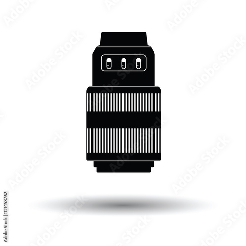 Icon of photo camera zoom lens