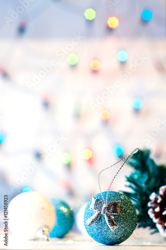 festive glitter christmas decoration