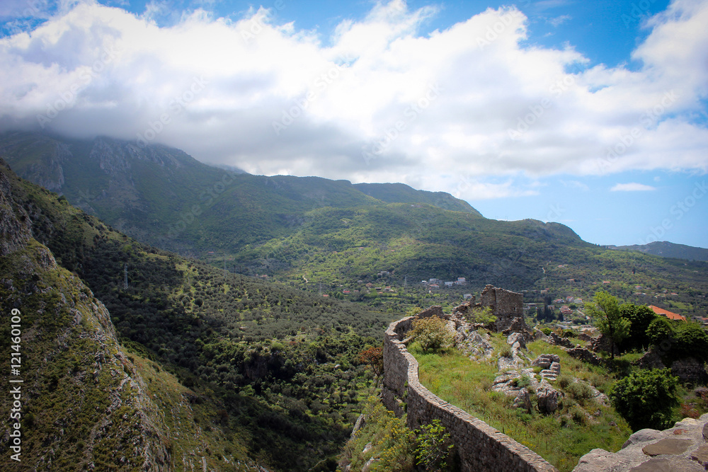 Ruins of fortres, Stari Bar, Montenegro