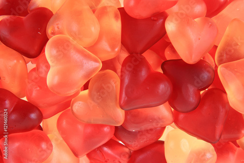 jelly candy hearts love texture