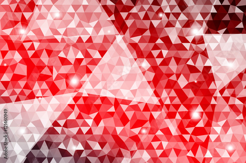 red gradient background triangle. vector illustration