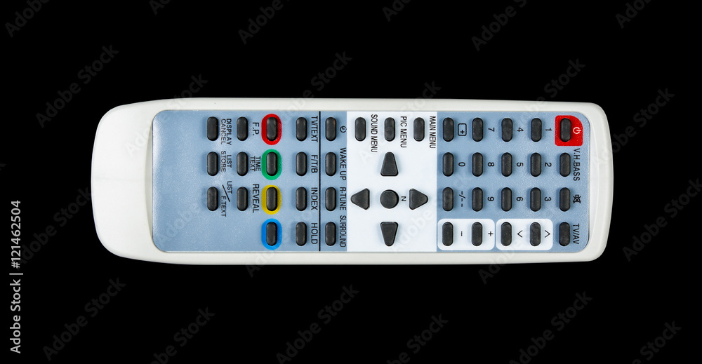 TV remote control isolated TV remote control isolated