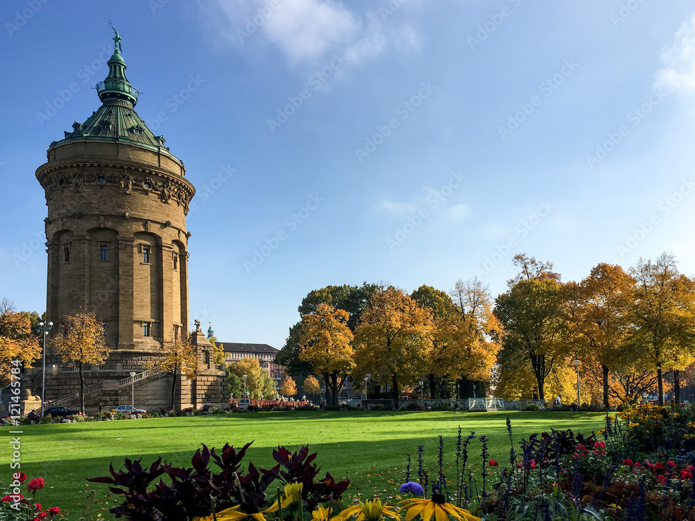 Obraz premium Mannheim Water Tower / Wasserturm