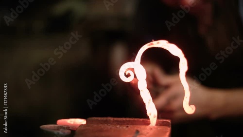 working with hot metal