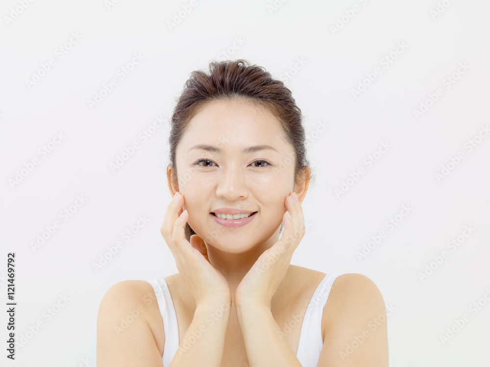 スキンケア・ミドル女性 スキンケア・ミドル女性