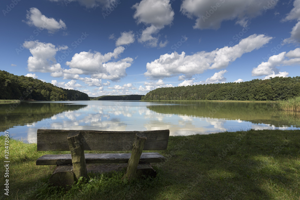 Am Roofensee in der Uckermark, Deutschland