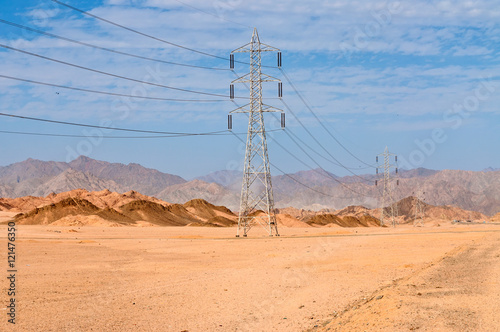 Desert Electricity Pylon