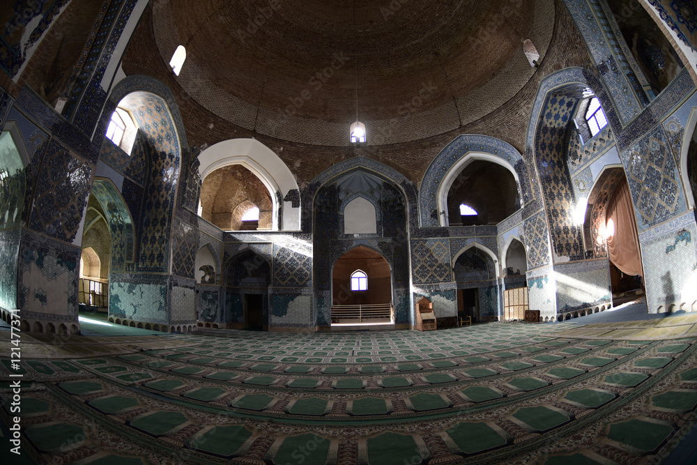 Kabud Mosque damaged in earthquake since 1779. Tabriz, Iran, September 10, 2016.