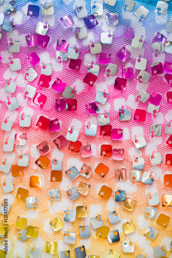 Fototapeta premium Bright multicolor sequin