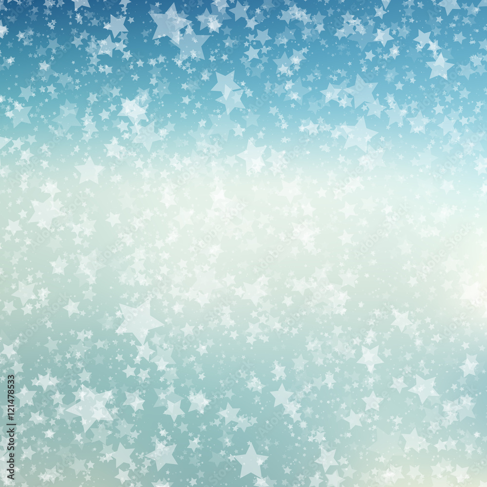Falling Snow Background. Abstract Snowflake Pattern. Vector Illustration.