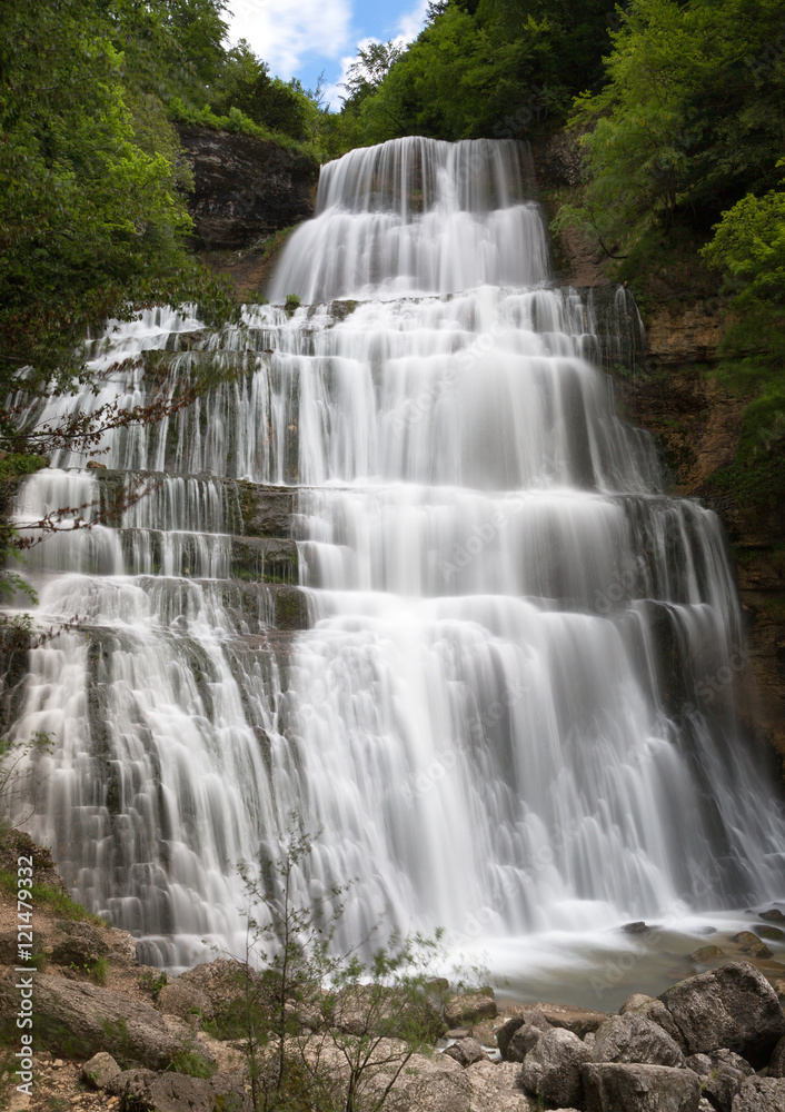 Obraz premium Cascades du Hérisson - Jura - France