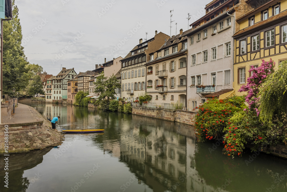 The central part of Strasbourg