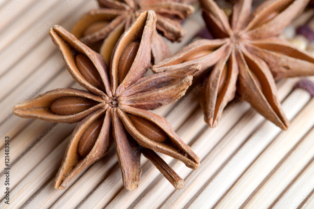 star anise close up