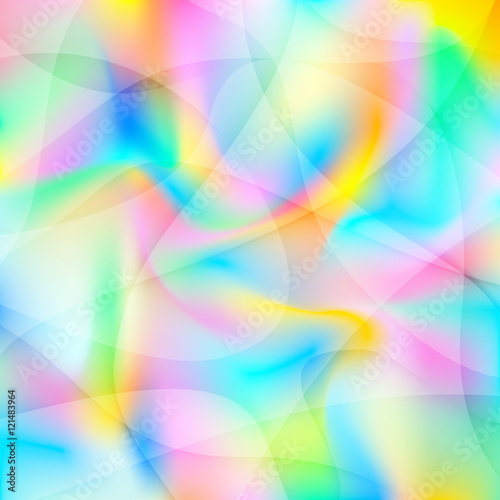 Obraz na płótnie colorful wavy vector w salonie
