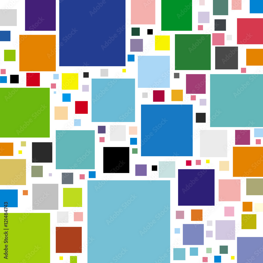 pop art poster - a geometric pattern in pastel colors